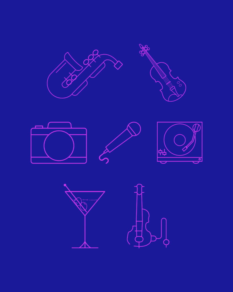 New icons for DJ Hybrid Chicago
