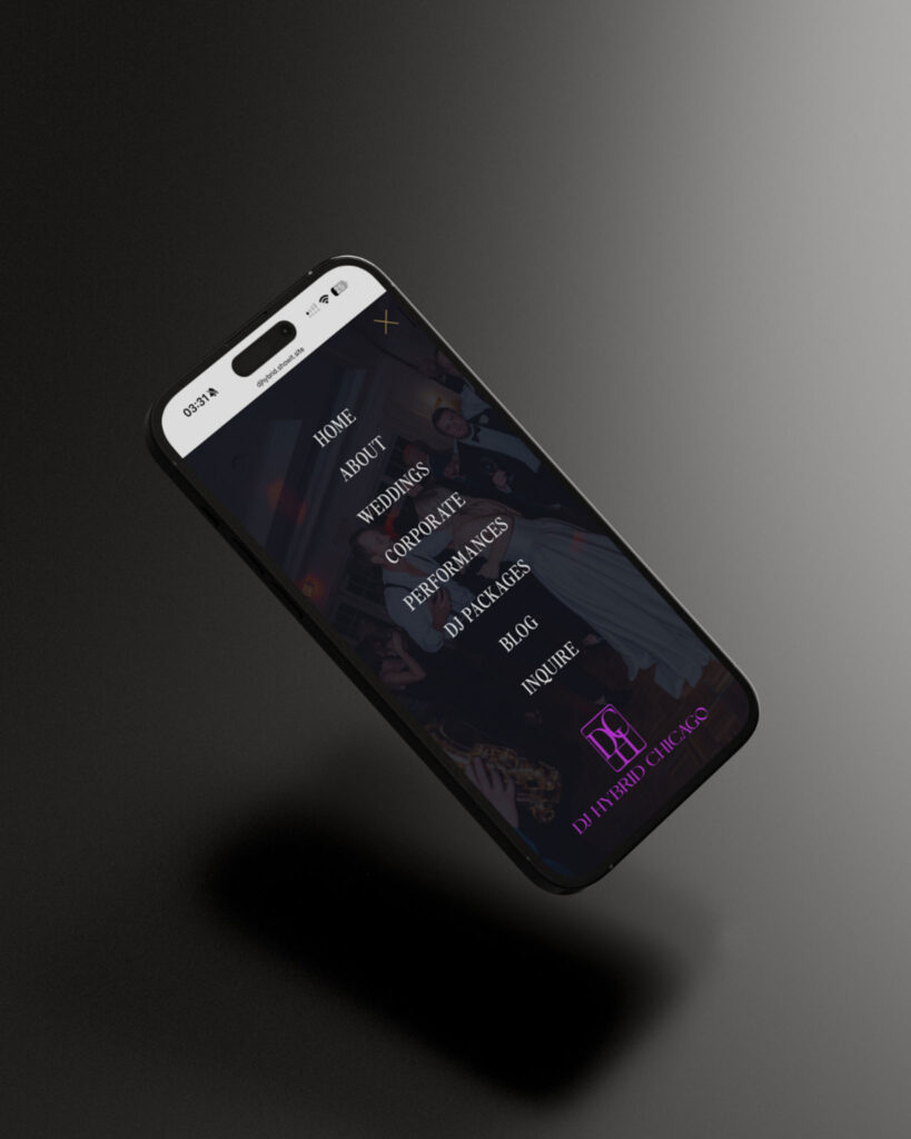 New website for DJ Hybrid Chicago