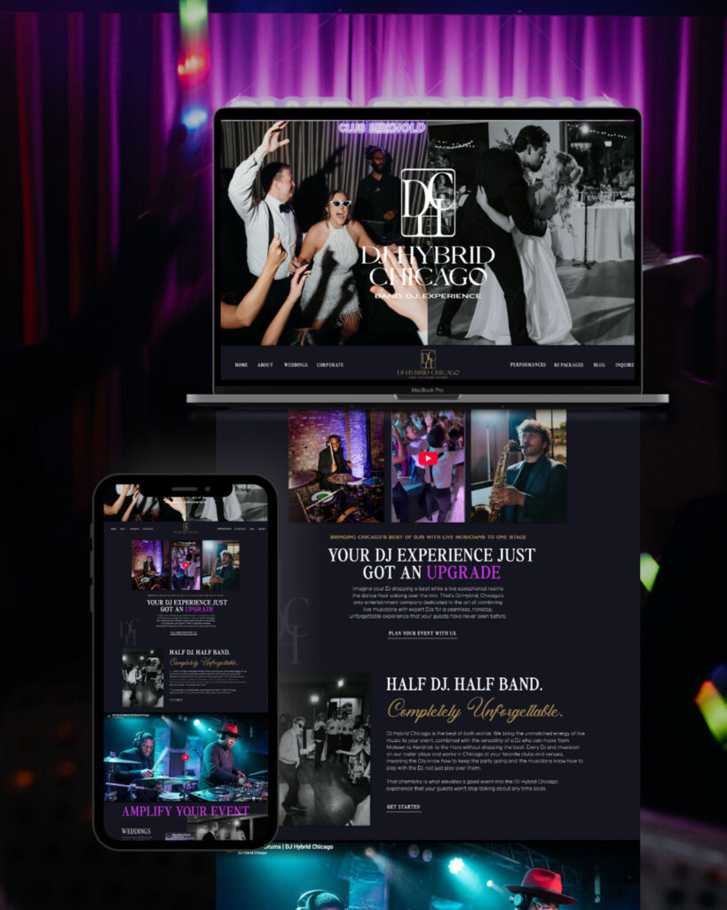 New website for DJ Hybrid Chicago